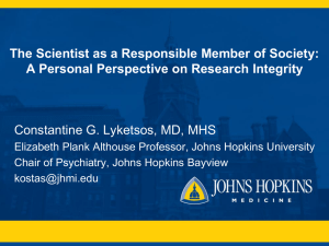 Presentation overview - Johns Hopkins Medicine