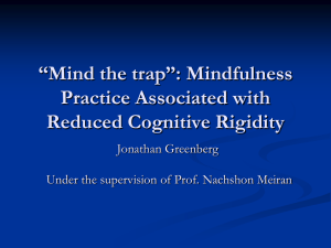 Mechanisms of Mindfulness