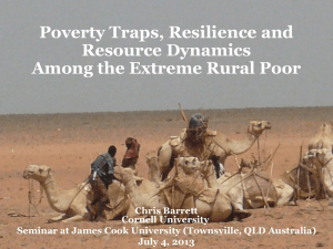 Poverty Traps, Resilience and Resource