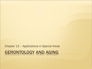 Gerontology and Aging