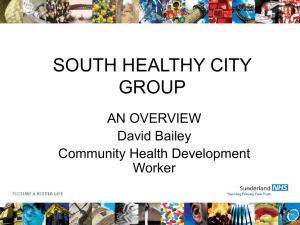 TPCT DESIGN POWER POINT South Health City Presentation