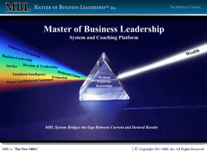 masters - Master of Business Leadership