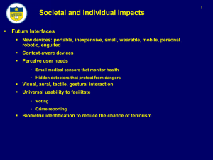 Societal and Individual Impacts