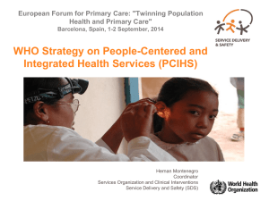 PCIHS - European forum for primary care