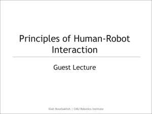 HRI-principles - Personal Robotics Lab
