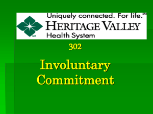 302 Involuntary Evaluation Process - Beaver County