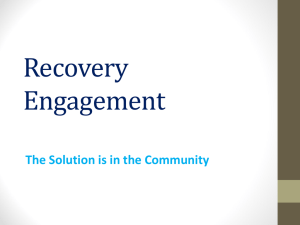 Recovery Engagement - JBS International, Inc.
