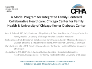 Title of Presentation - Collaborative Family Healthcare Association