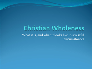 Christian Wholeness