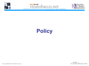 Policy - Treatobacco.net