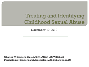 Treating and Identifying Childhood Sexual Abuse