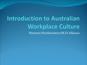 Australian Workplace Culture File