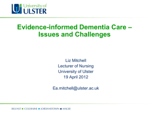 Dementia - University of Ulster