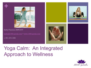 Yoga Calm®: An Integrated Approach to Wellness