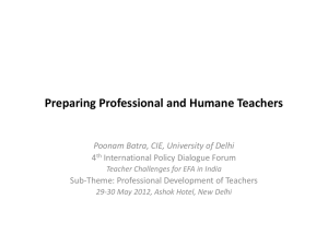 PPT - Teacher Education