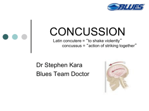CONCUSSION - Auckland Rugby Referees Association