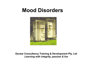 Mood Disorders - Davaar Consultancy