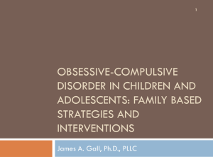 Obsessive-Compulsive Disorder in Children and Adolescents