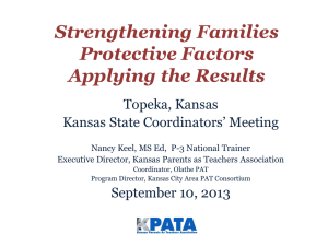 Protective Factors Survey - Kansas State Department of Education
