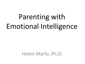 Parenting with Emotional Intelligence Woodland School Parent`s