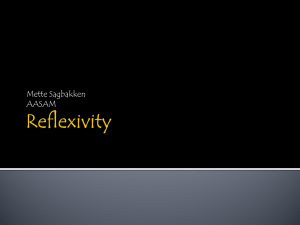 Reflexivity - A network for advanced practice education in the