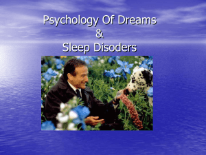 Psychology Of Dreams - Vista del Lago High School