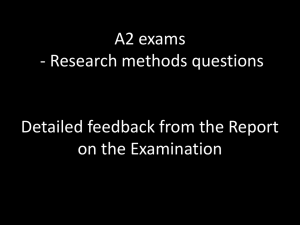 A2 Research methods (2010-2013)