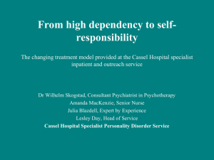 From high dependency to self-responsibility - BIGSPD