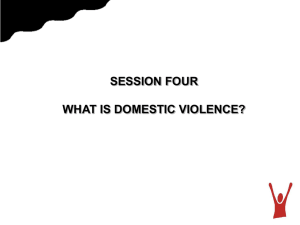 What is Domestic Violence l Powerpoint