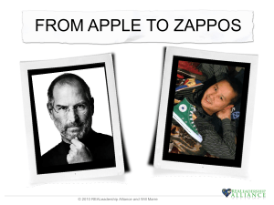 Apples to Zappos