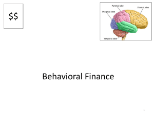 PowerPoint on Behavioral_Finance