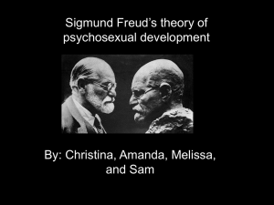 Sigmund Freud`s theory of psychosexual development