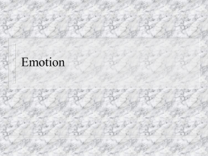 Discrete emotions.