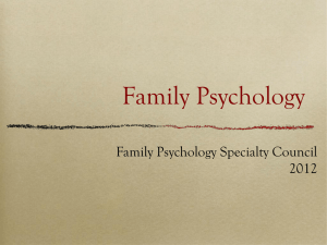 Family Psychology