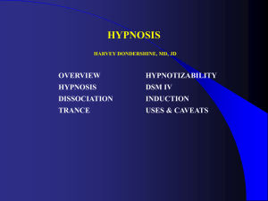 Hypnosis Presentatio..