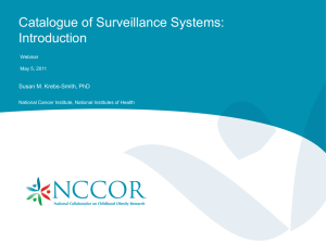 NCCOR_Catalogue Webinar - NCCOR National Collaborative on