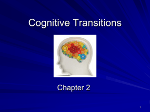 Cognitive Transitions - St. Edwards University Sites