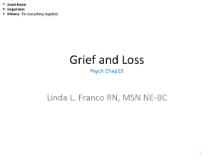 Perinatal Loss and Grief