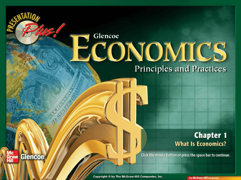 Economics Principles And Practices