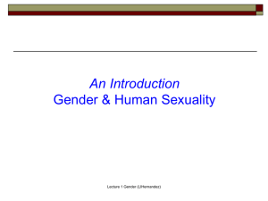 Gender Lecture 2