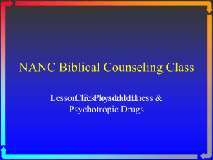 NANC Biblical Counseling Class