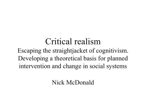 Critical realism