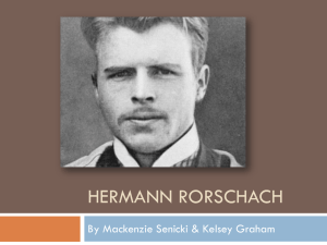 Hermann Rorschach - Hunting Hills High School