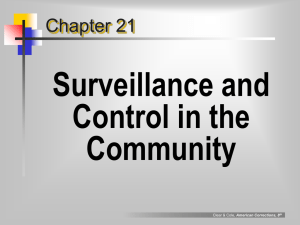 Surveillance and Control in the Community