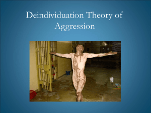 Deindividuation Theory of Aggression