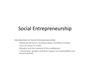 Social Entrepreneurship