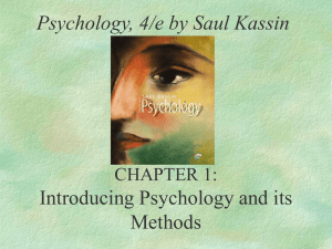 Introducing Psychology