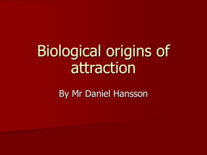 Biological origins of attraction