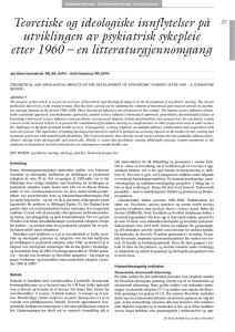 Åpne - Nordic Journal of Nursing Research