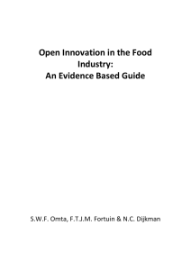 Open Innovation in the Food Industry: An Evidence Based Guide